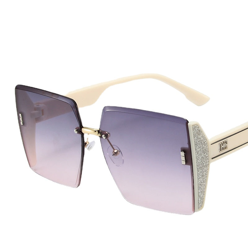 Wholesale 2023 PC Large Frameless Square Sunglasses